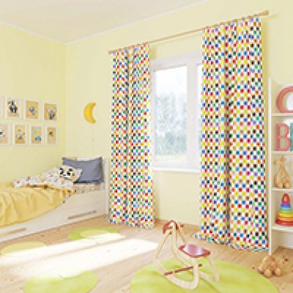 ფარდები ბავშვის ოთახში
